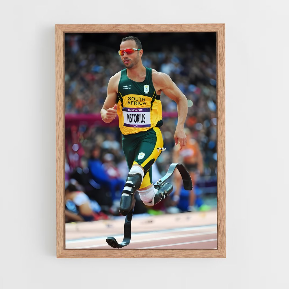 Poster Oscar pistorius – affiche Jeux Olympiques (vue 4)
